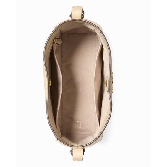 New Kate Spade Juliette Medium Bucket Pebble Leather Light Sand - Picture 4 of 4